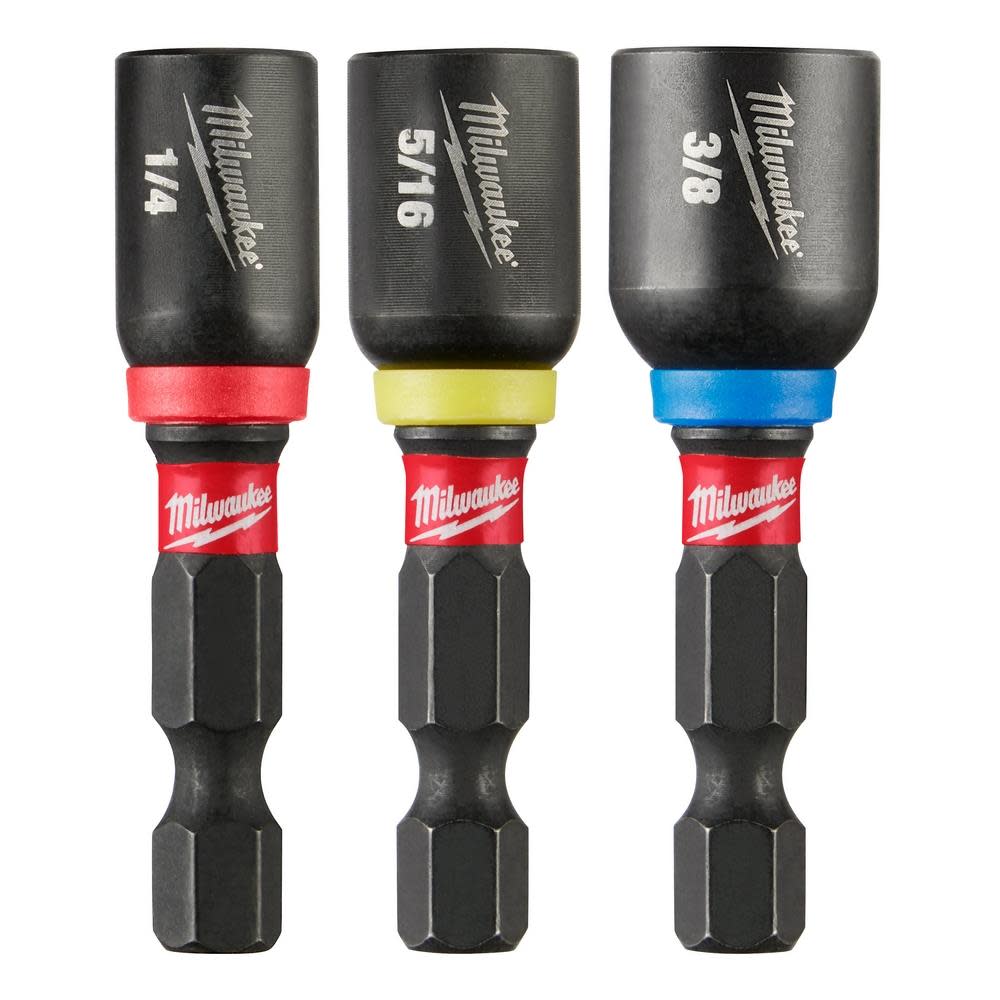 Milwaukee SHOCKWAVE 1-7/8 in. Magnetic Nut Driver Set - Flockneti