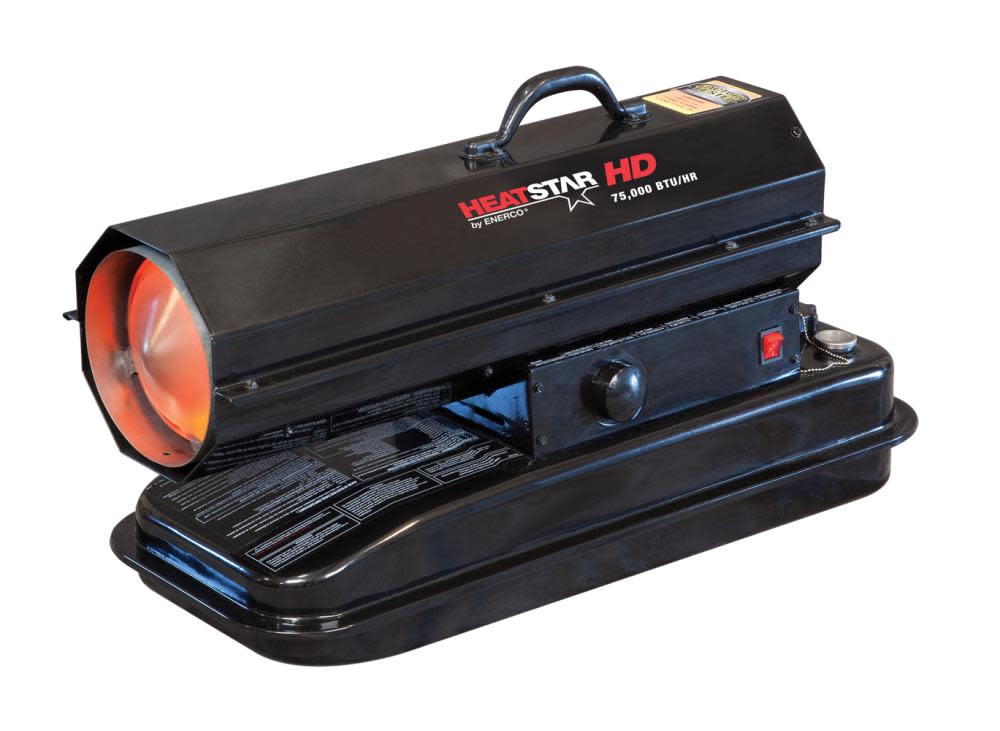 Heatstar HS75KT 75000 BTU Kerosene Forced Air Heater - Flockneti
