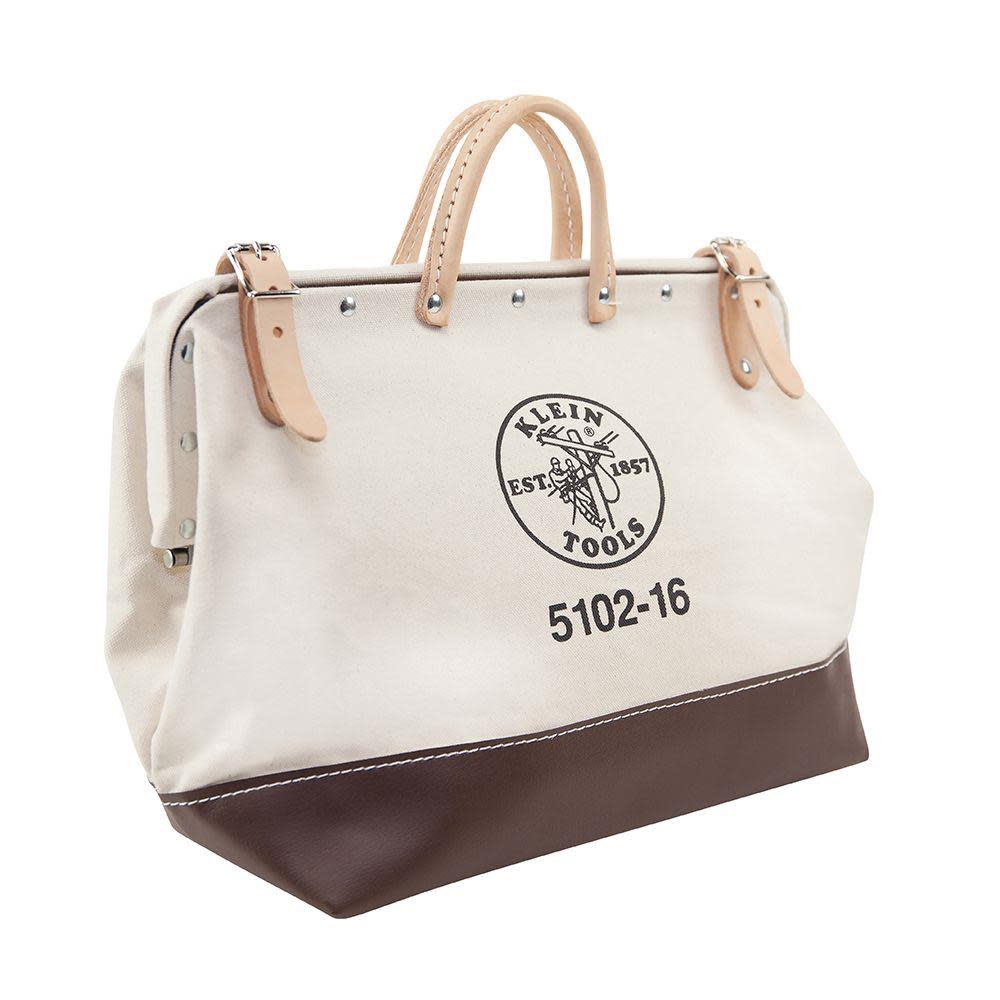 Klein Tools 16″ Canvas Tool Bag - Flockneti