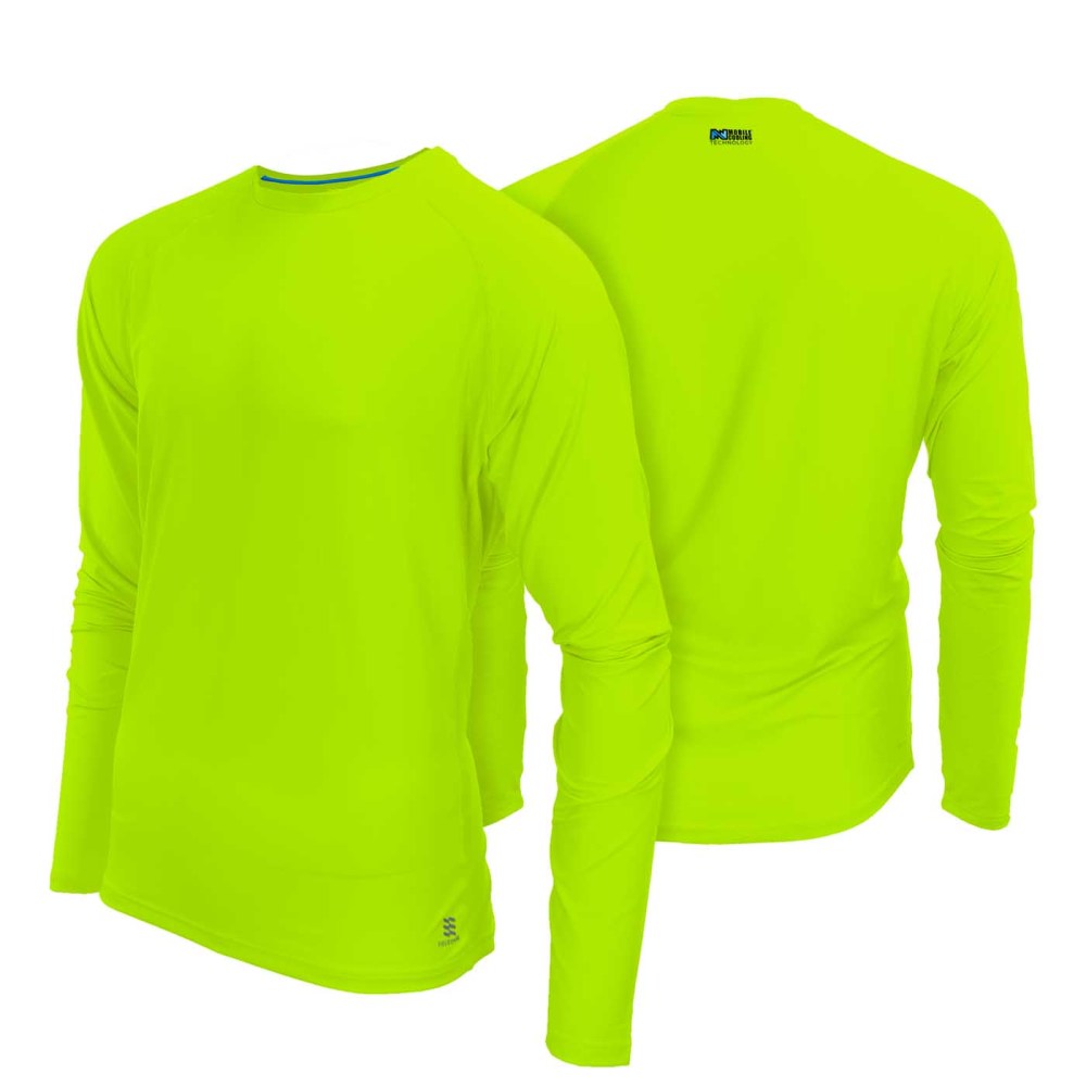 Mobile Cooling LS Shirt Men Hi Vis SM - Flockneti