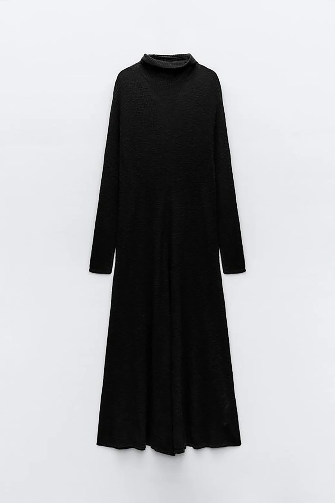 Mock Neck Long Sleeve Maxi Dress - Flockneti