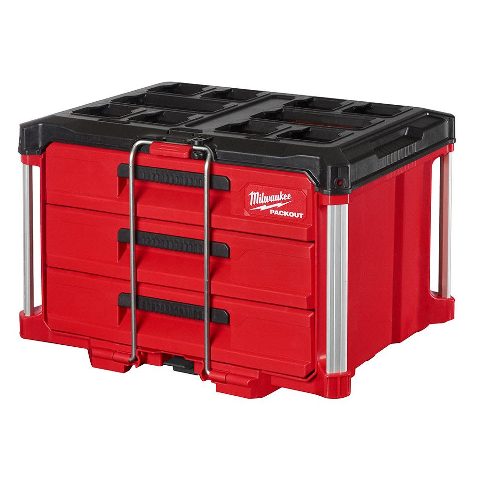Milwaukee PACKOUT 3-Drawer Tool Box - Flockneti