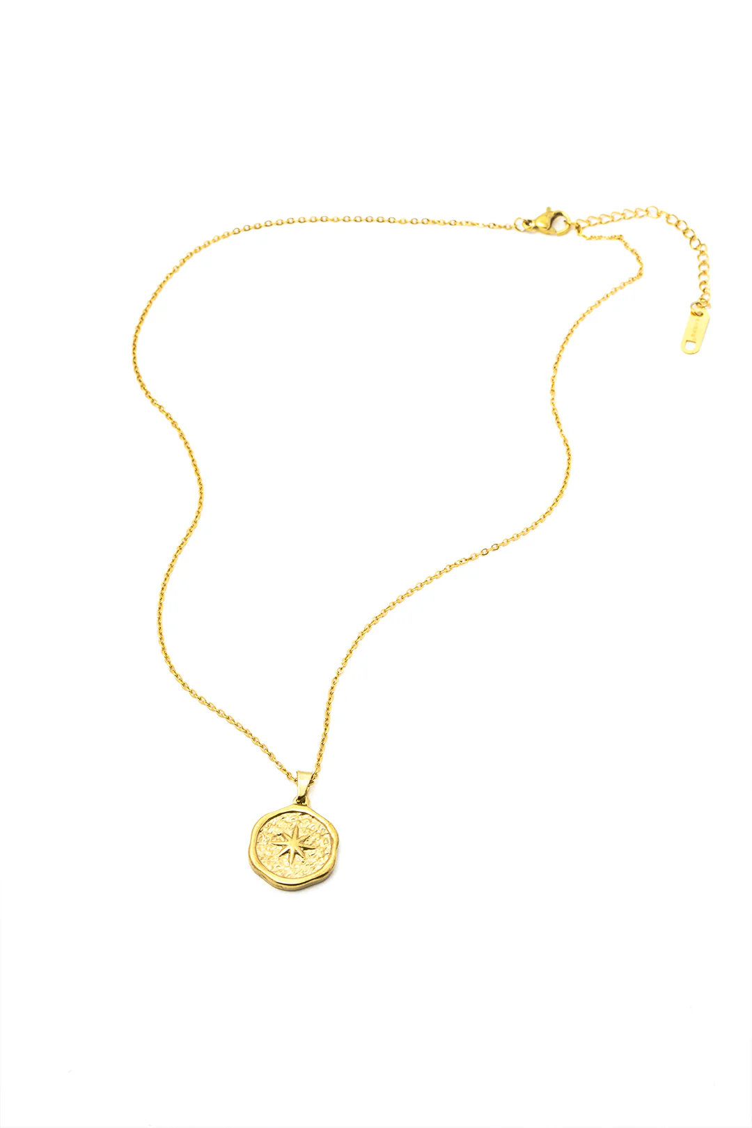 Alloy Star Moon Pendant Necklace - Flockneti
