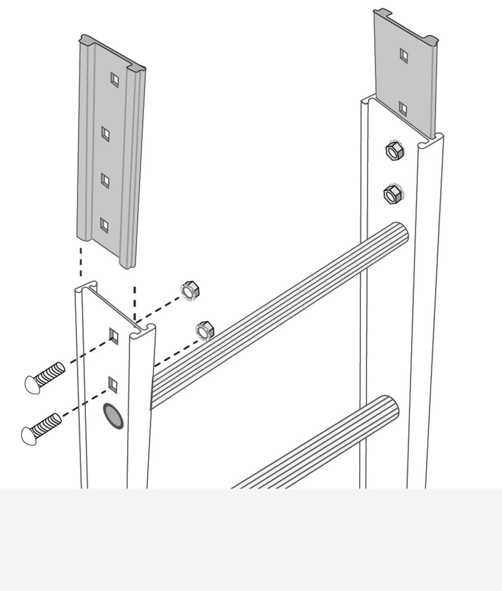 Tranzsporter TP250 and TP400 Splice Plate Kit - Flockneti