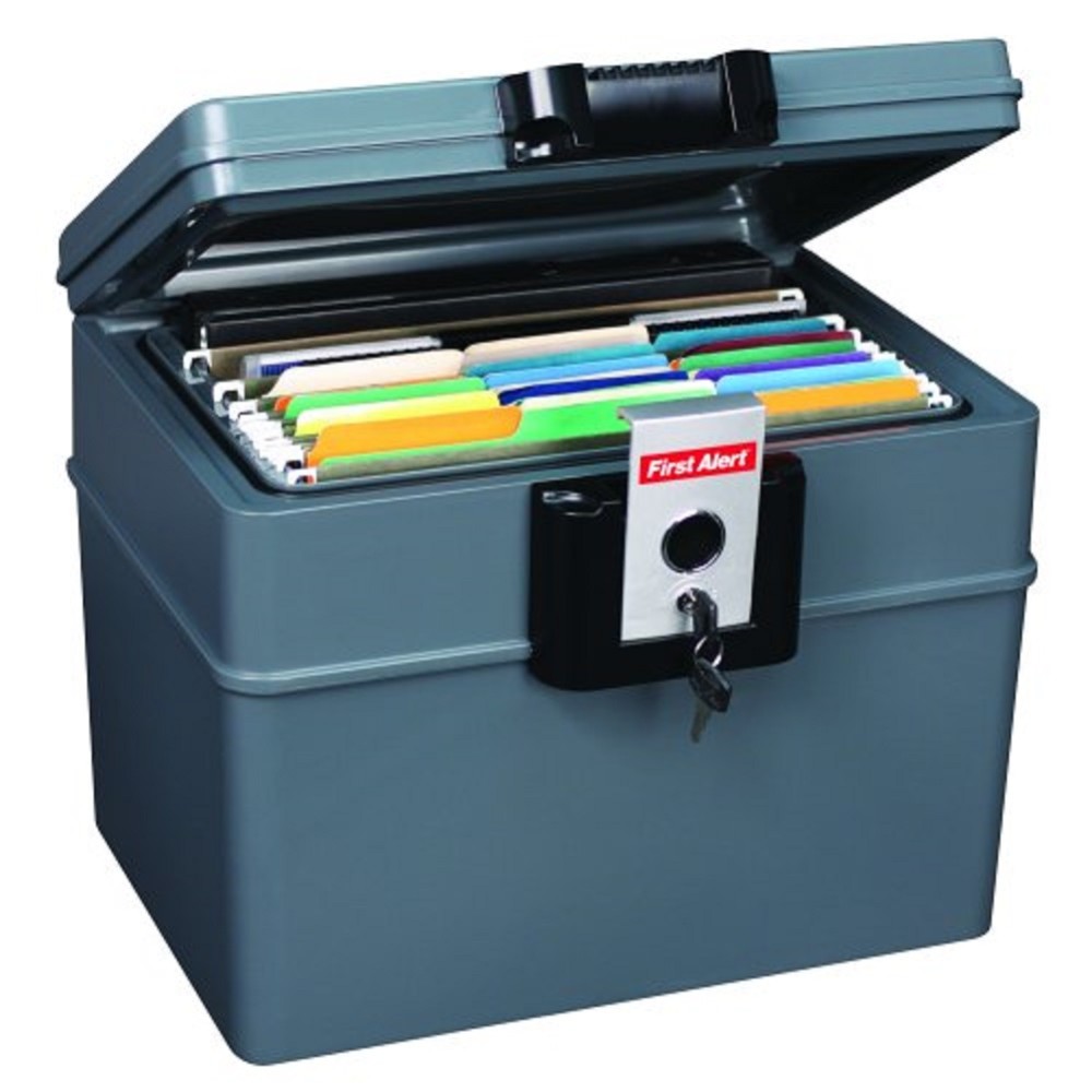 First Alert Water and Fire Protector File Chest - Flockneti