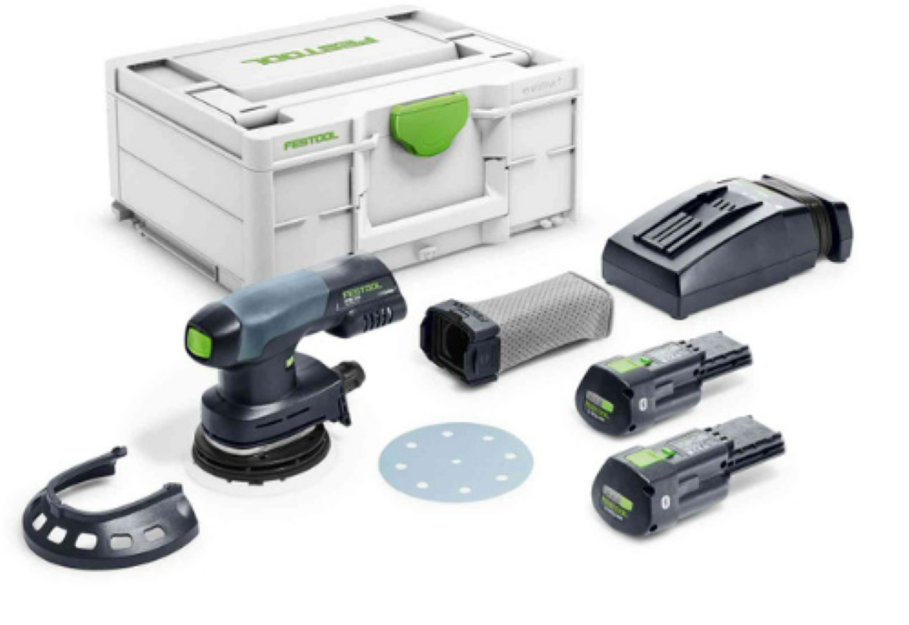 Festool Sander ETSC 125 3,0 I-Plus US Kit - Flockneti