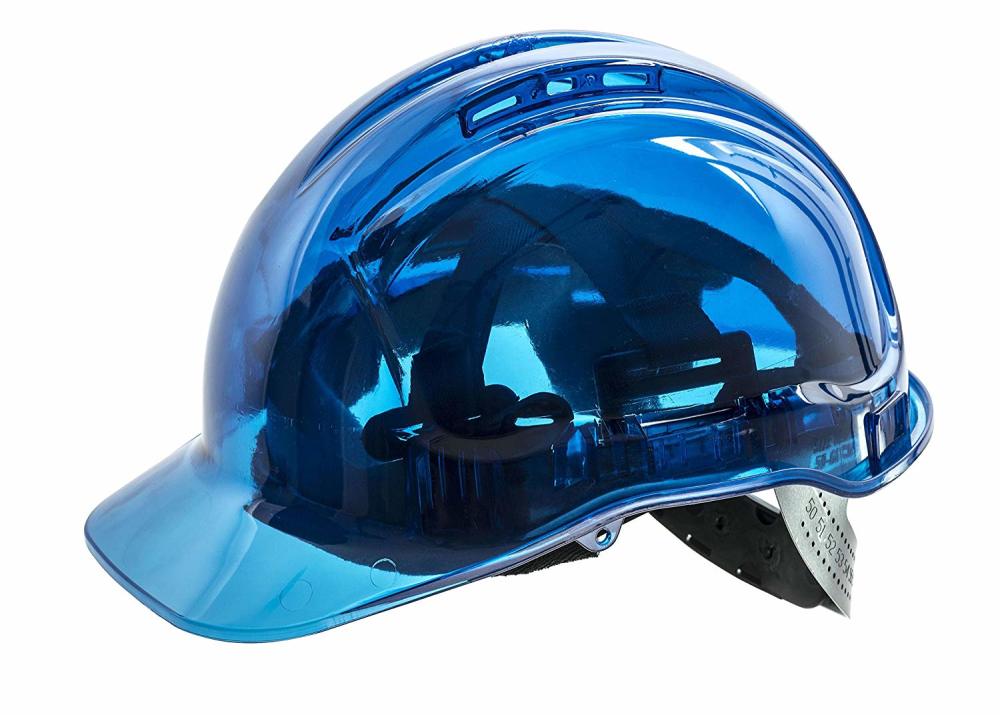 Portwest Peak View Ratchet Vented Hard Hat – Blue - Flockneti
