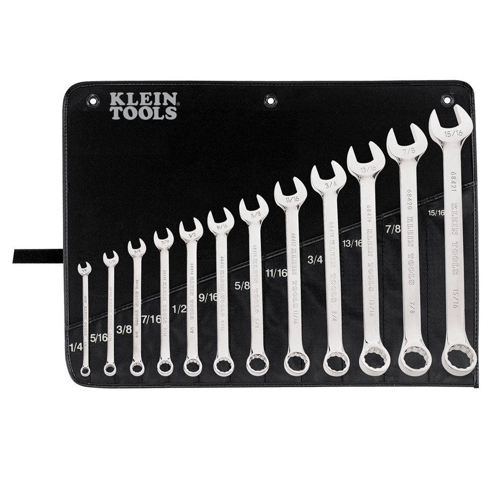 Klein Tools 12 Piece Combination Wrench Set - Flockneti