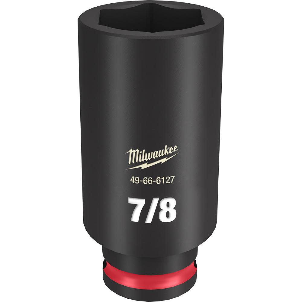 Milwaukee SHOCKWAVE Impact Duty Socket 3/8″ Drive 7/8″ Deep 6 Point - Flockneti