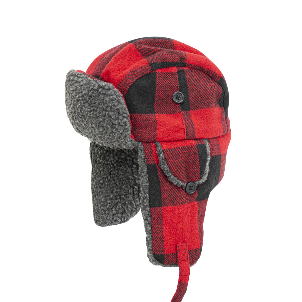 Eskimo Plaid Alaskan Sherpa Hat Youth - Flockneti