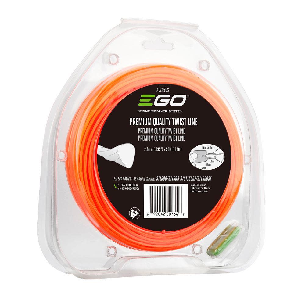 EGO 160 ft. 0.095 in. Premium Quality Twisted Line for Power+ 15 in. String Trimmers - Flockneti