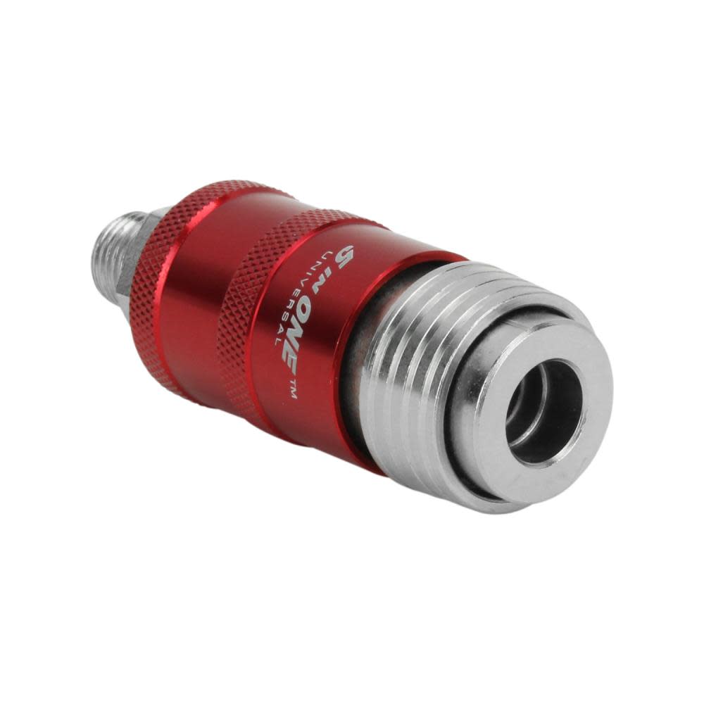 Milton 5 In ONE S-1751 Universal Safety Exhaust Quick-Connect Industrial Coupler 1/4″ MNPT - Flockneti