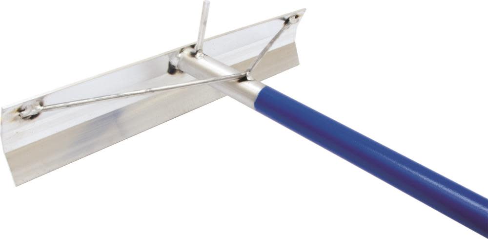 Marshalltown 19-1/2 In. x 4 In. Aluminum Concrete Placer with Hook and Welded Handle - Flockneti