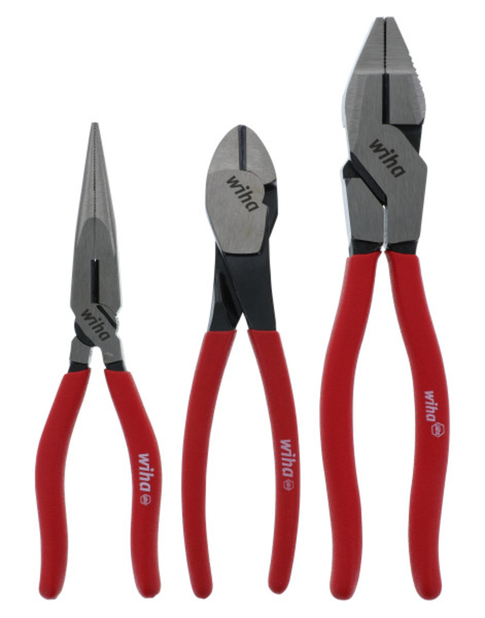 Wiha Classic Grip Pliers & Cutters Set 3pc - Flockneti