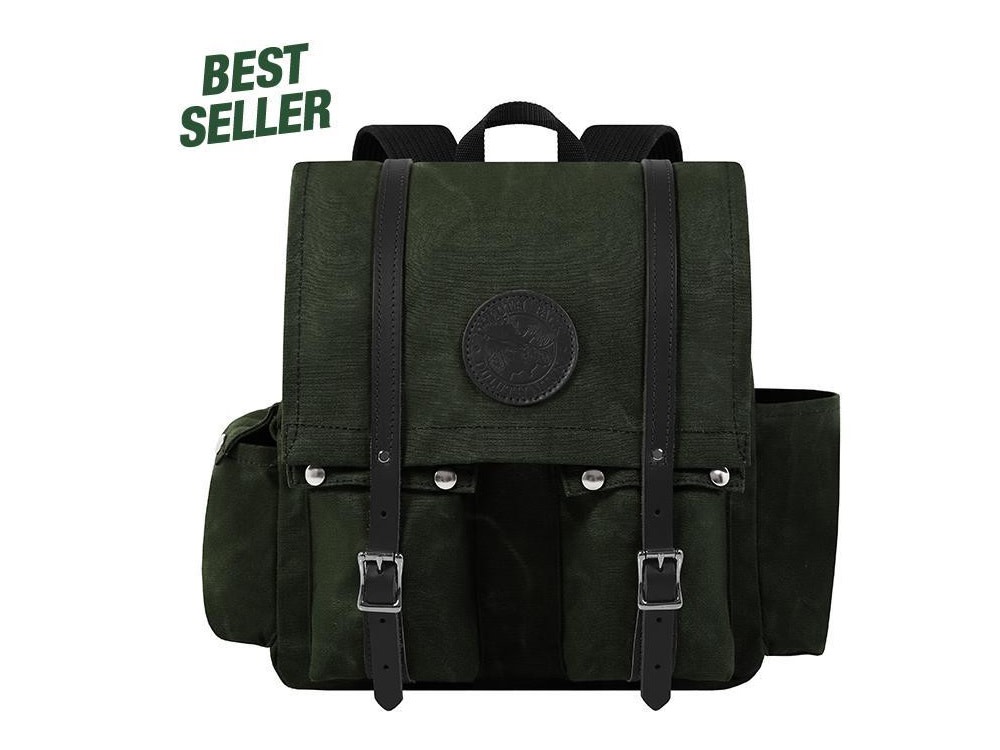 Duluth Pack 15 Liter Capacity Wax Olive Drab Canvas Urban Pack - Flockneti