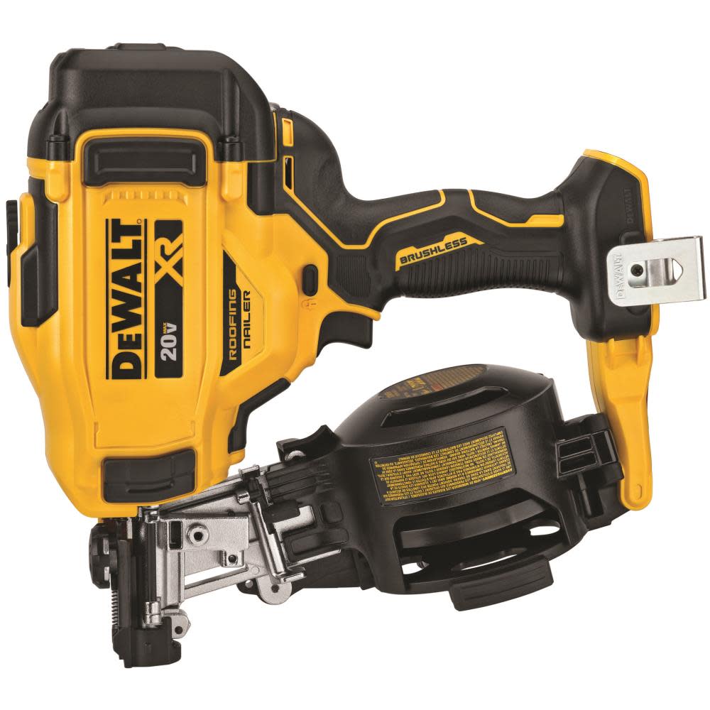 DEWALT 20V MAX* 15 Cordless Coil Roofing Nailer (Bare Tool) - Flockneti
