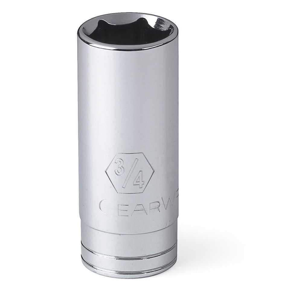 GEARWRENCH Deep Socket 3/8 In. Drive 6 Point 3/4 In. - Flockneti