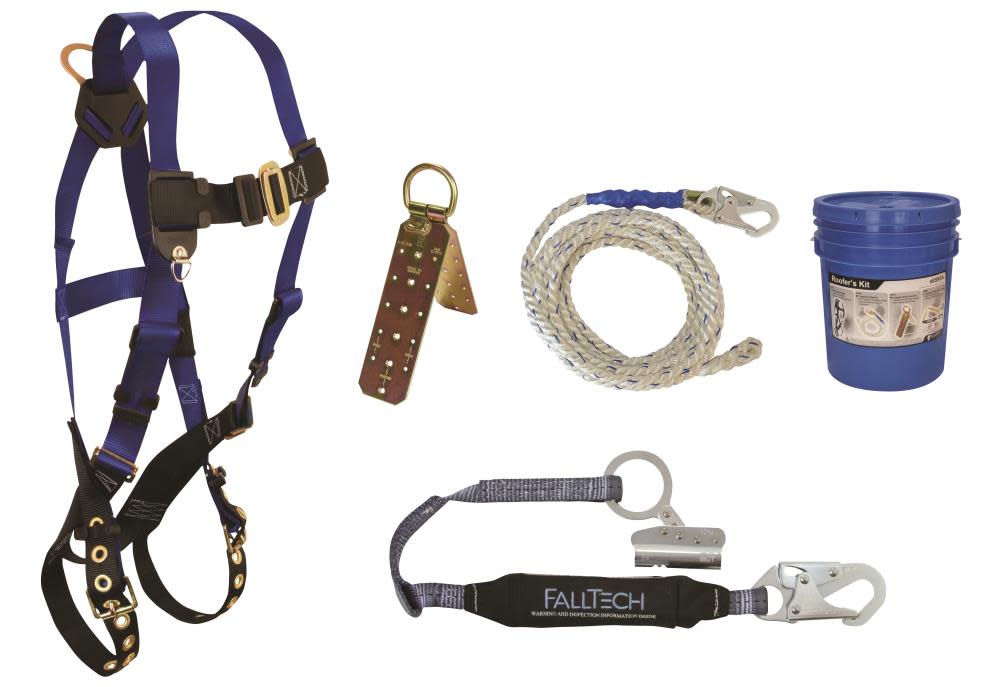 Falltech Contractor and Roofer’s Fall Arrest Kit - Flockneti