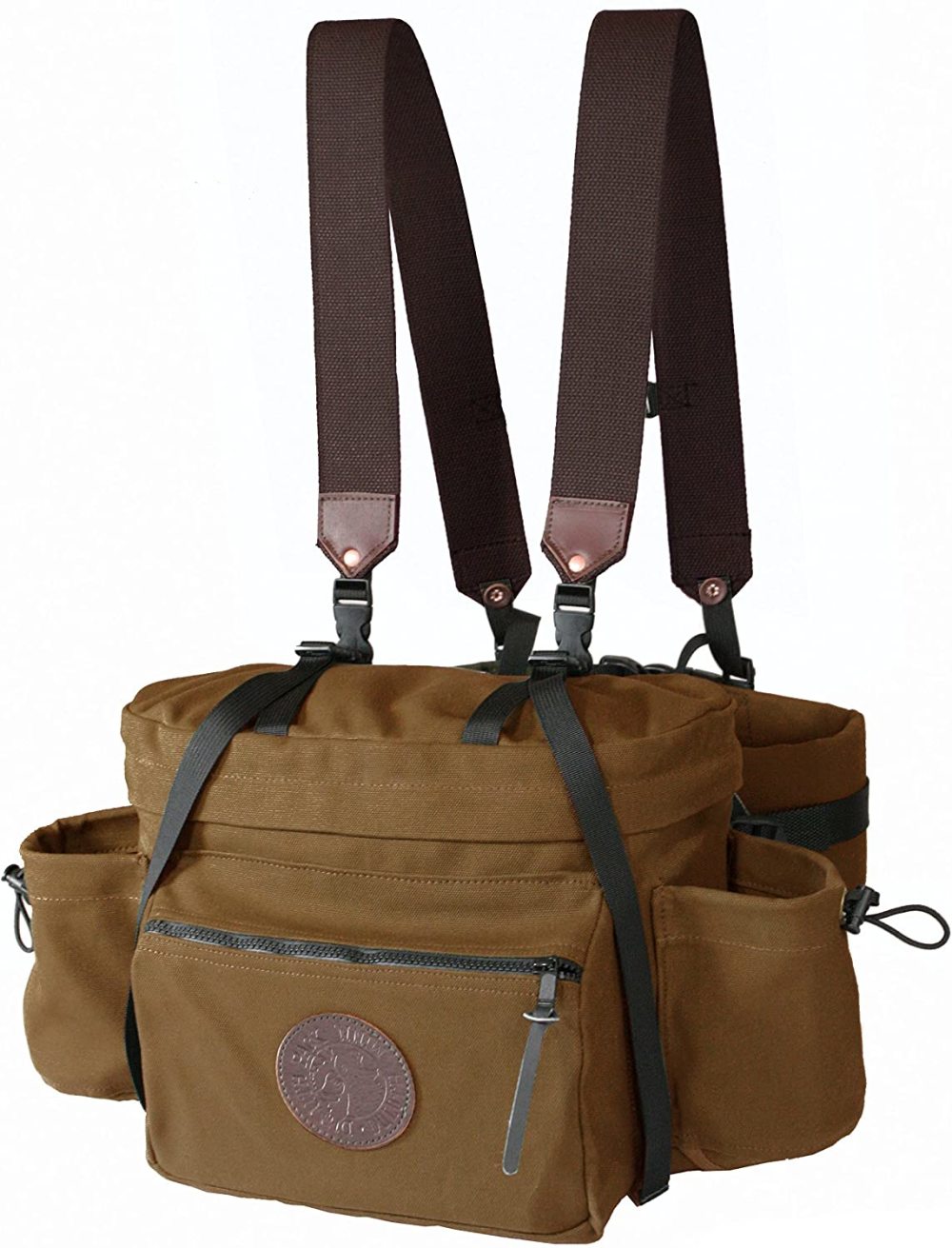 Duluth Pack 12 Liter Capacity Khaki Canvas All Day Lumbar Pack - Flockneti