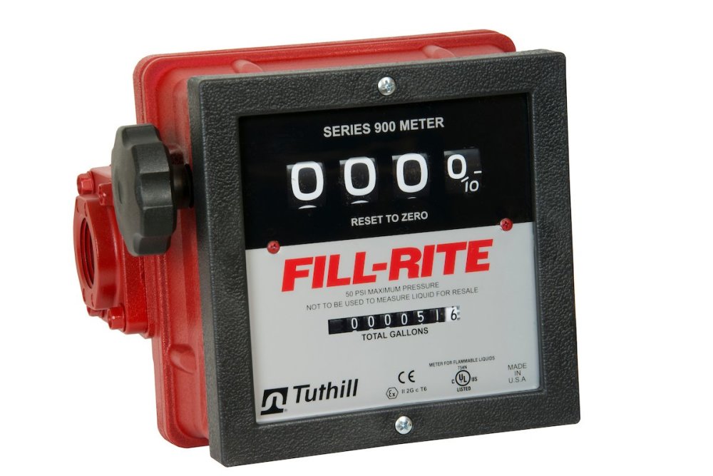 Fill-Rite 6 to 40 GPM Meter. Accuracy of 2%. Gallon Register - Flockneti