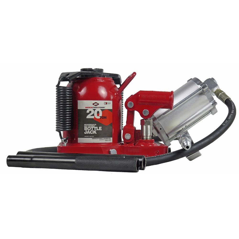 American Forge Air/Hydraulic Bottle Jack 20 Ton Low Profile - Flockneti