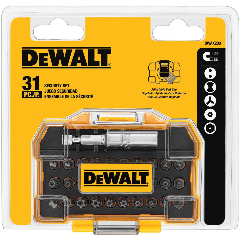 DEWALT 31-Piece Security Set - Flockneti