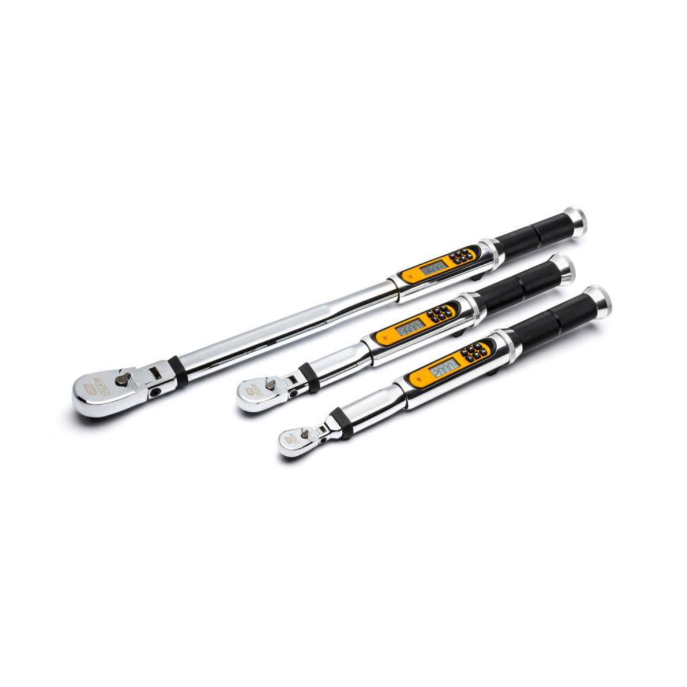 GEARWRENCH 1/2″ Drive 120XP Flex Head Electronic Torque Wrench with Angle - Flockneti