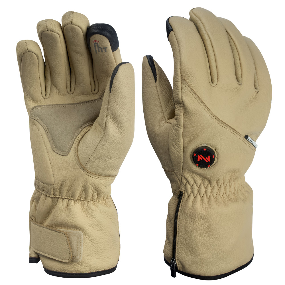 Mobile Warming Ranger Heated Work Gloves Unisex 7.4 Volt Light Tan XL - Flockneti