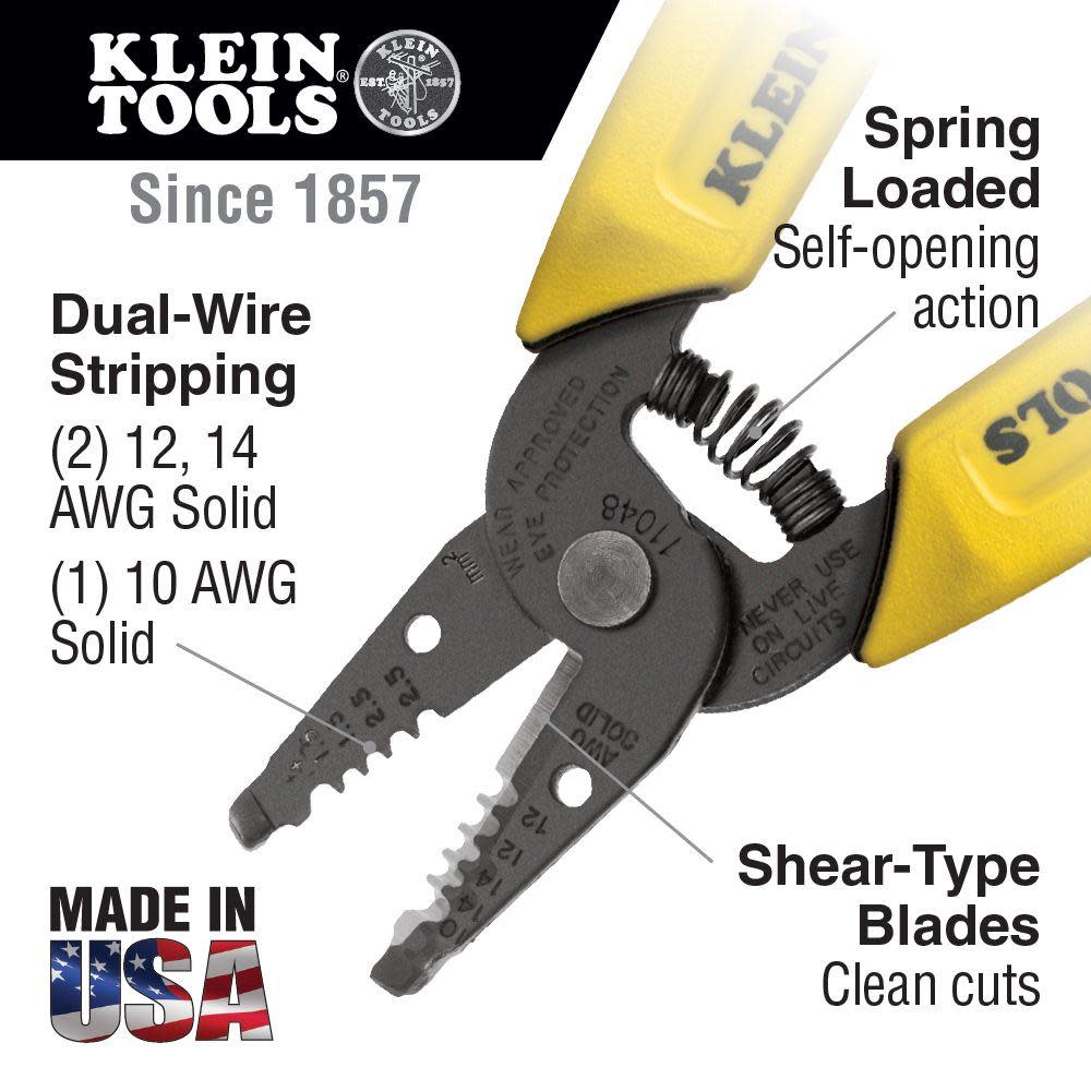 Klein Tools Dual-Wire Stripper/Cutter - Flockneti