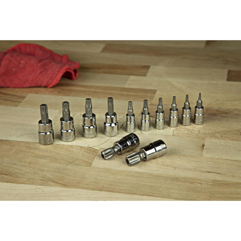 Crescent 12 pc. Bit Socket Set Tamper Proof - Flockneti