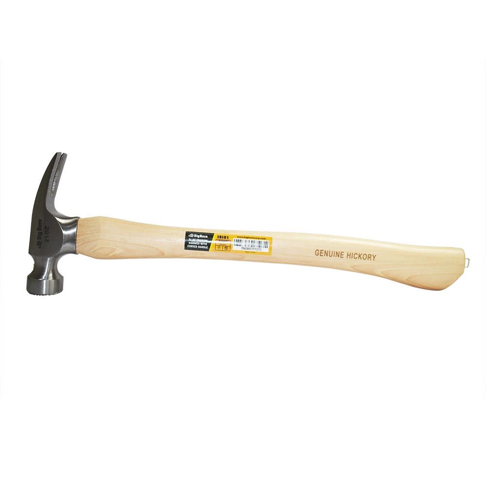 Big Horn Framing Hammer 21oz Curved Handle - Flockneti