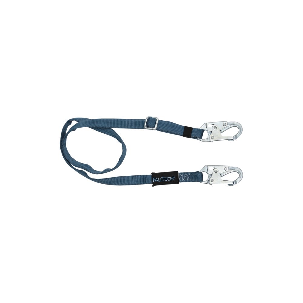 Falltech 5-8′ Adjustable Polyester Web Restraint Lanyard - Flockneti