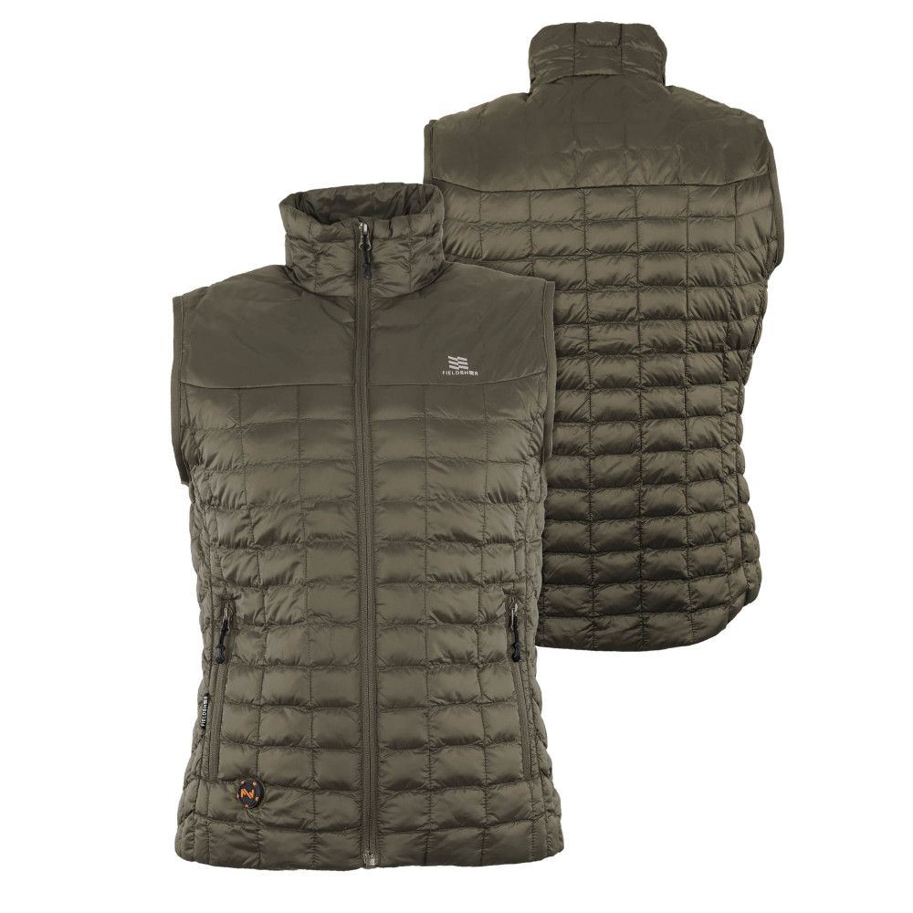 Mobile Warming Backcountry Vest Womens 7.4V Morel Small - Flockneti