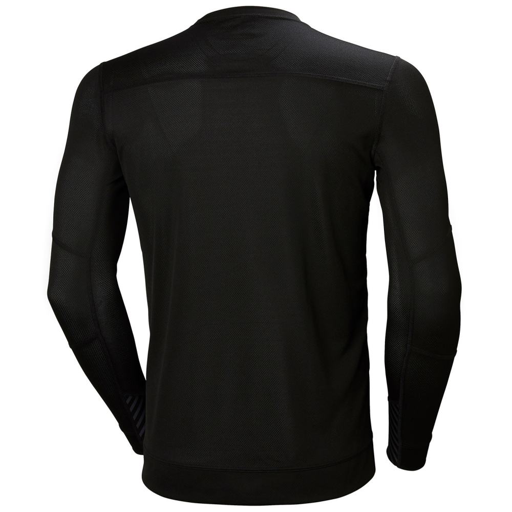 Helly Hansen Lifa Base Layer Crewneck Shirt Black 3X - Flockneti