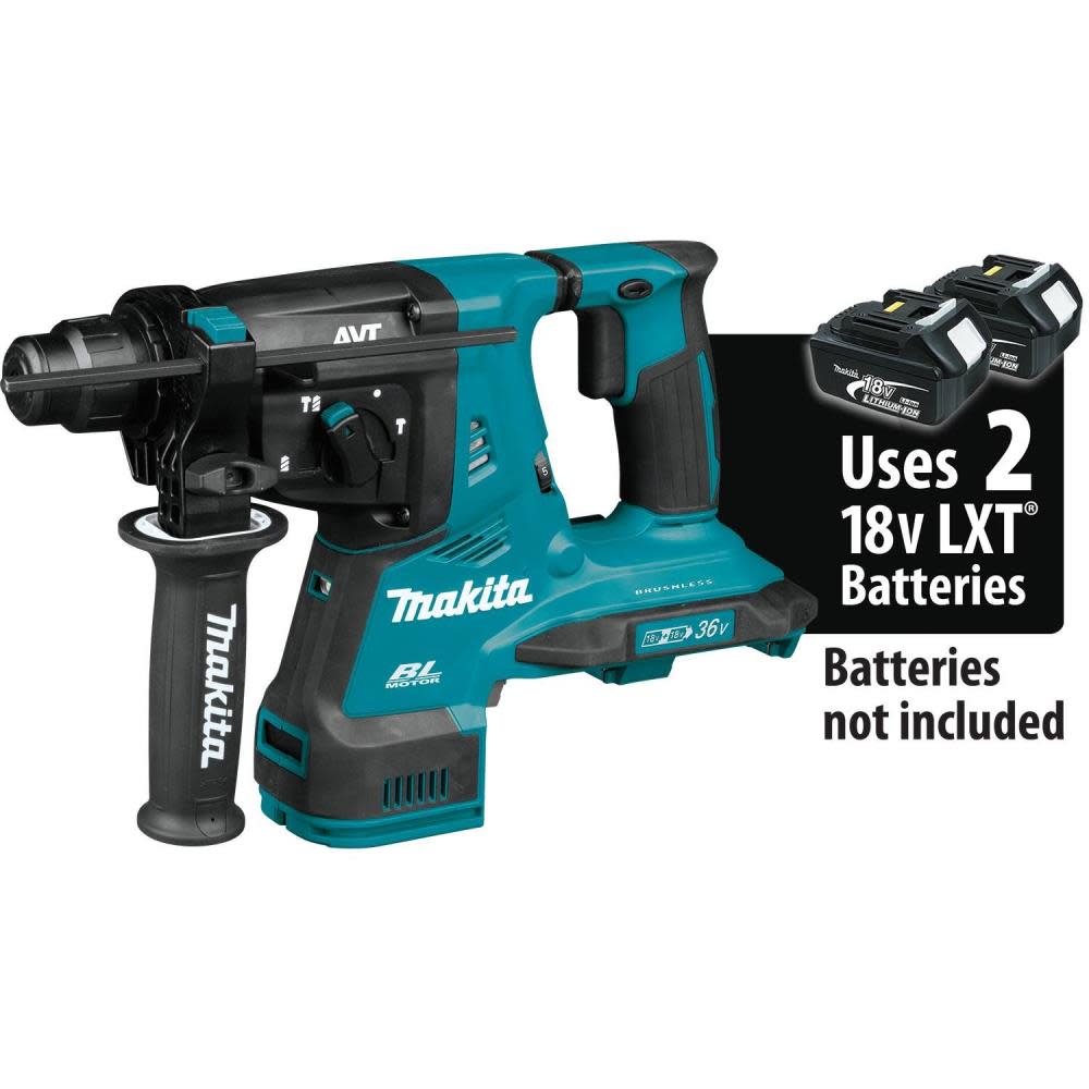 Makita 18V X2 LXT 36V 1 1/8″ AVT Rotary Hammer Bare Tool - Flockneti