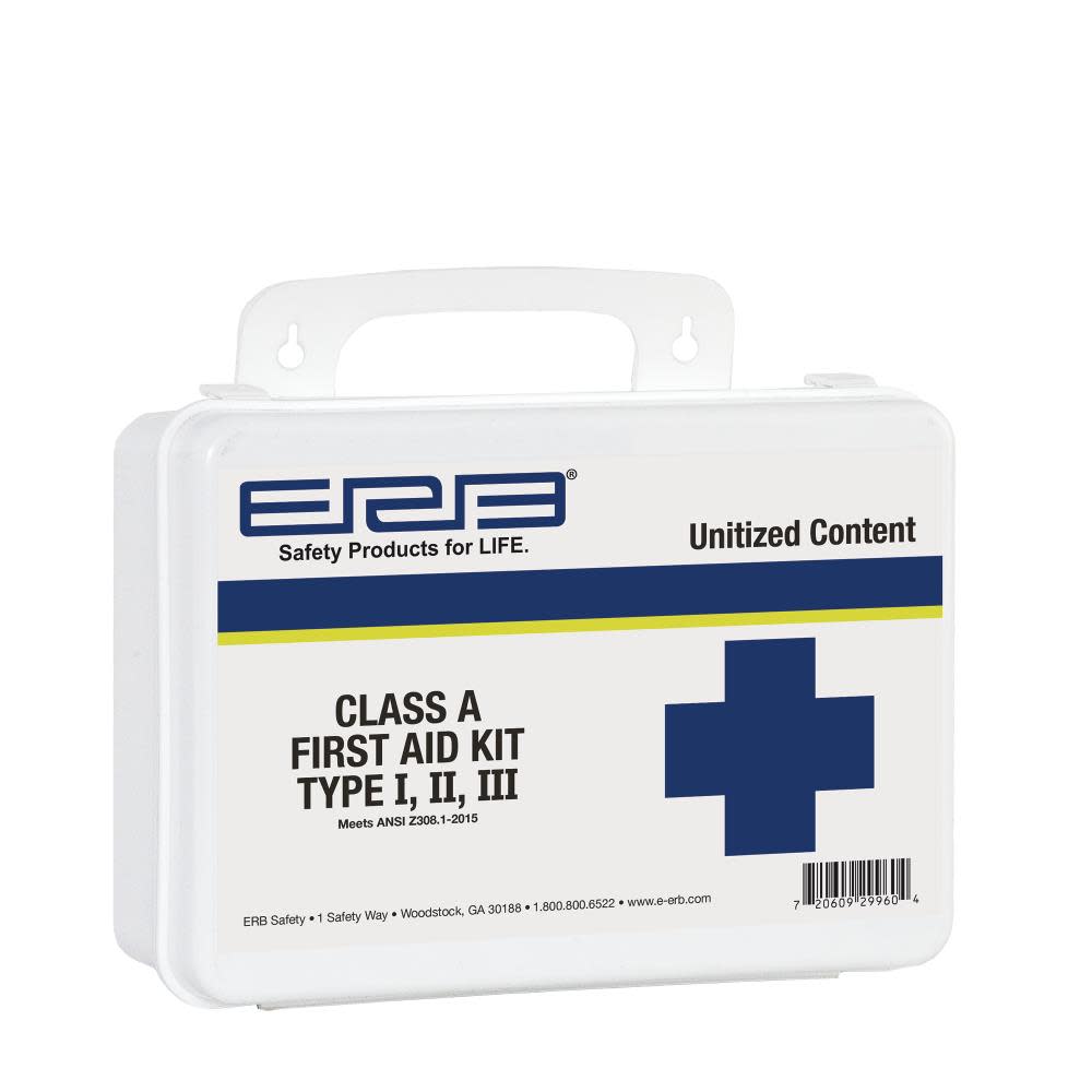 ERB Class A Unitized First Aid Kit Type I II and III (plastic) - Flockneti