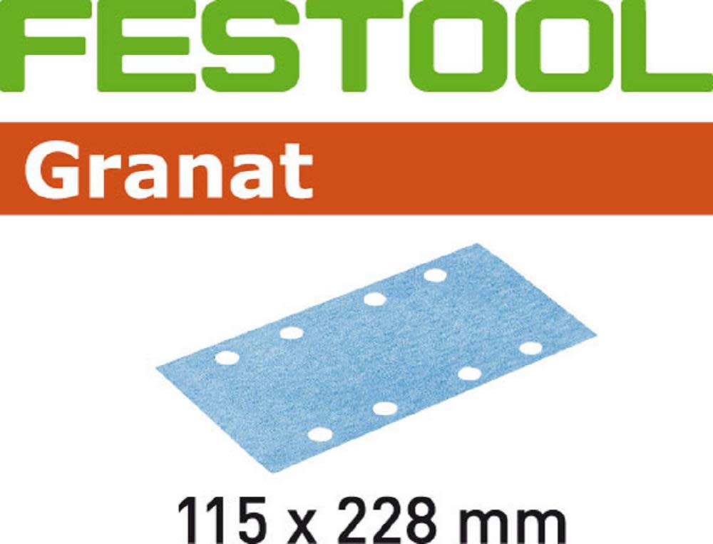 Festool Granat 115 x 228 mm P120 – 100x - Flockneti