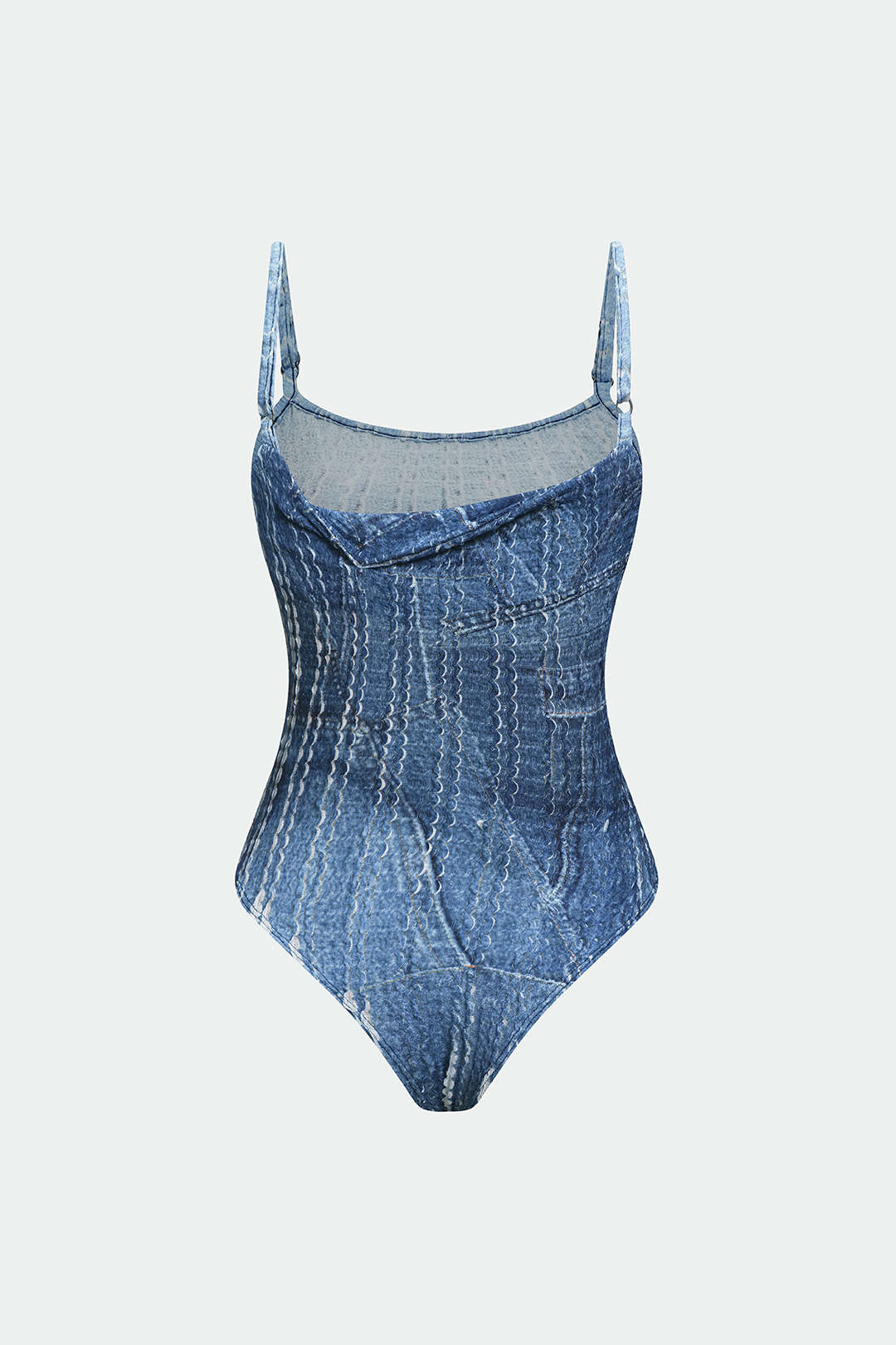 Printed Slip Bodysuit - Flockneti