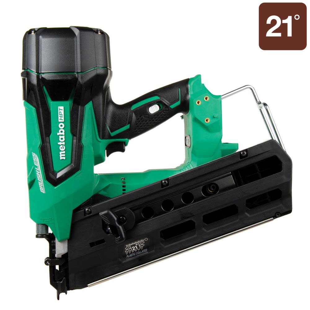 Metabo HPT 3-1/2″ 18V Cordless Plastic Strip Framing Nailer (Tool Body Only) - Flockneti
