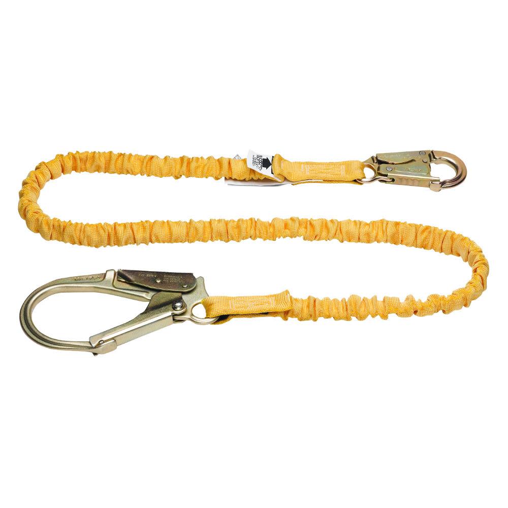 Werner 6 ft SoftCoil Single Leg Lanyard - Flockneti