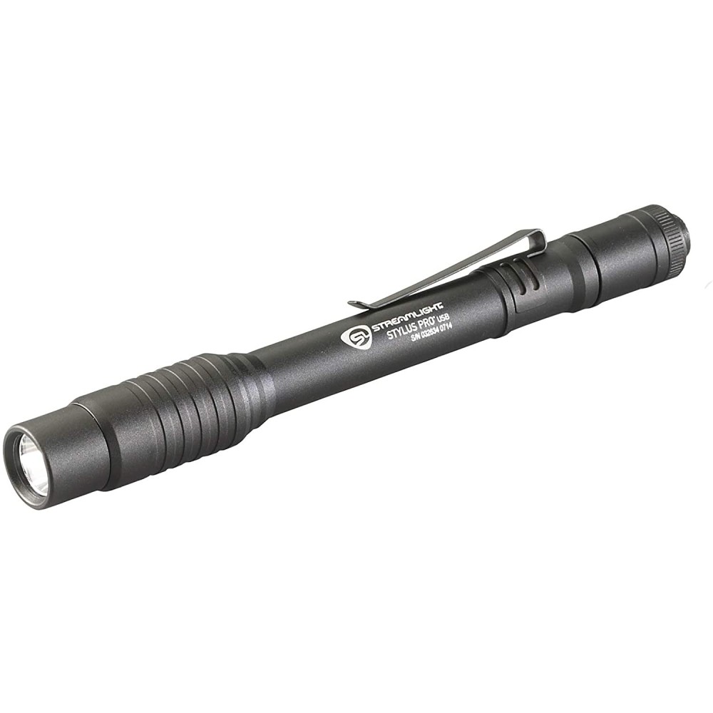Streamlight Stylus Pro Black USB Rechargeable LED Penlight - Flockneti