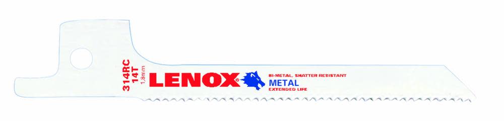 Lenox 3 In. x 1/4 In. 14 TPI Reciprocating Blade 5-Pack - Flockneti