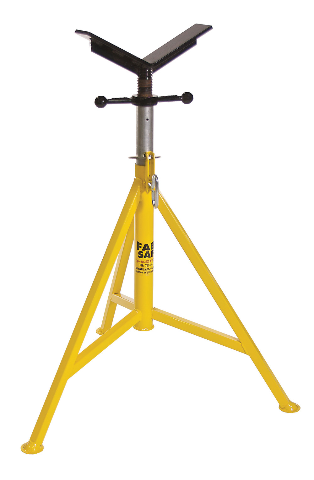 Sumner FAB-SAF Pipe Jack Stand with Vee Head - Flockneti