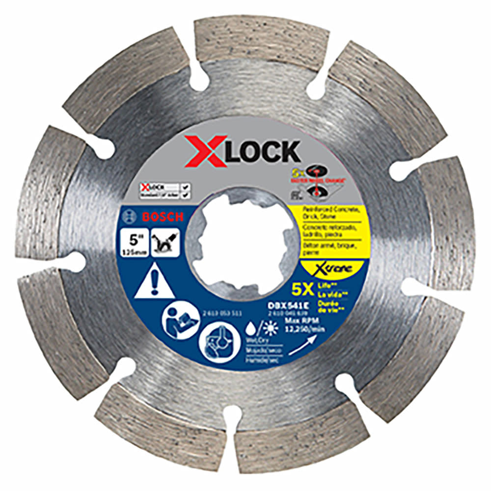 Bosch 5 In. X-LOCK Xtreme Segmented Diamond Blade - Flockneti