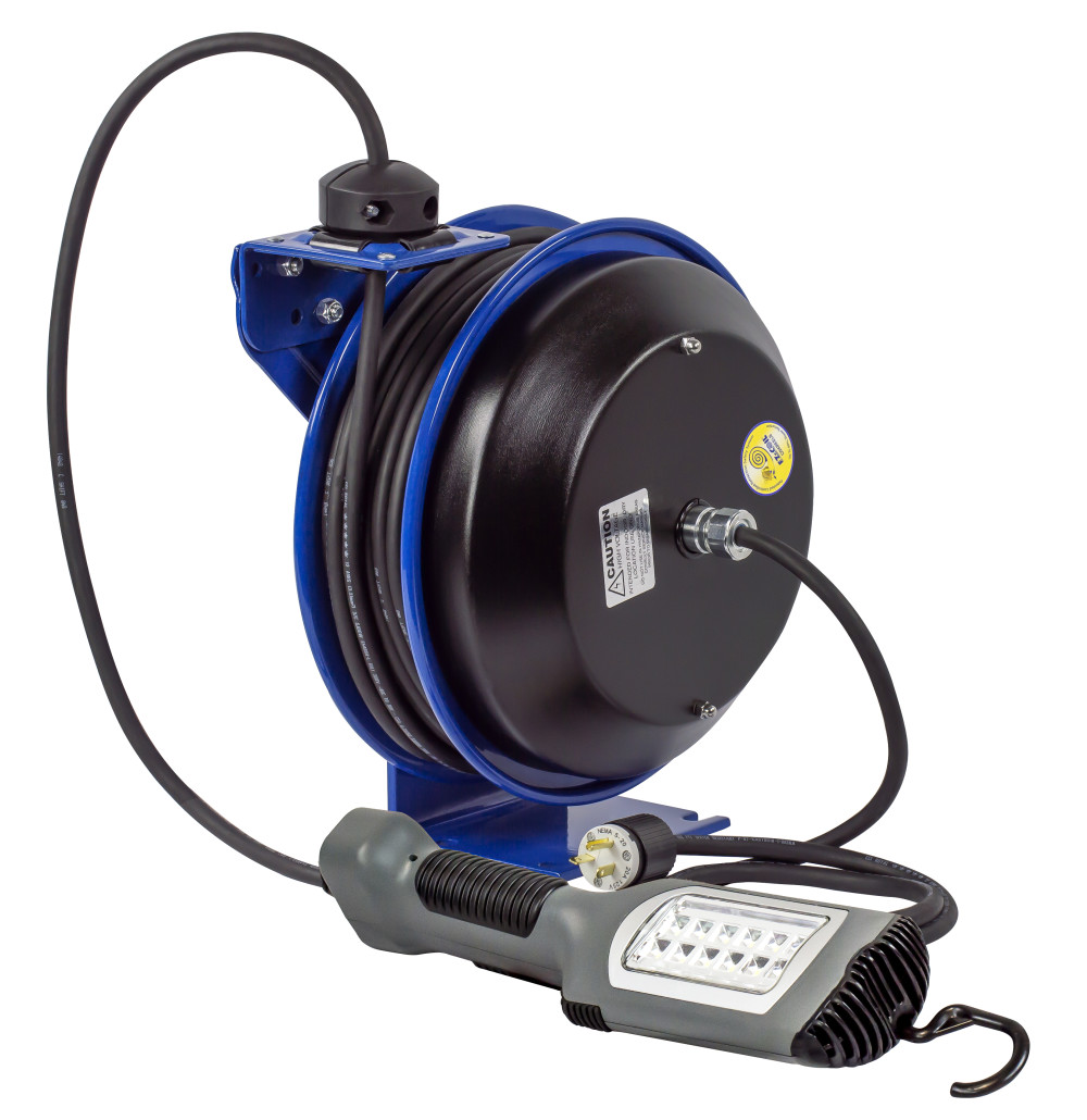 Coxreels Safety System Spring Driven Cord Reel 50′ LED Light - Flockneti