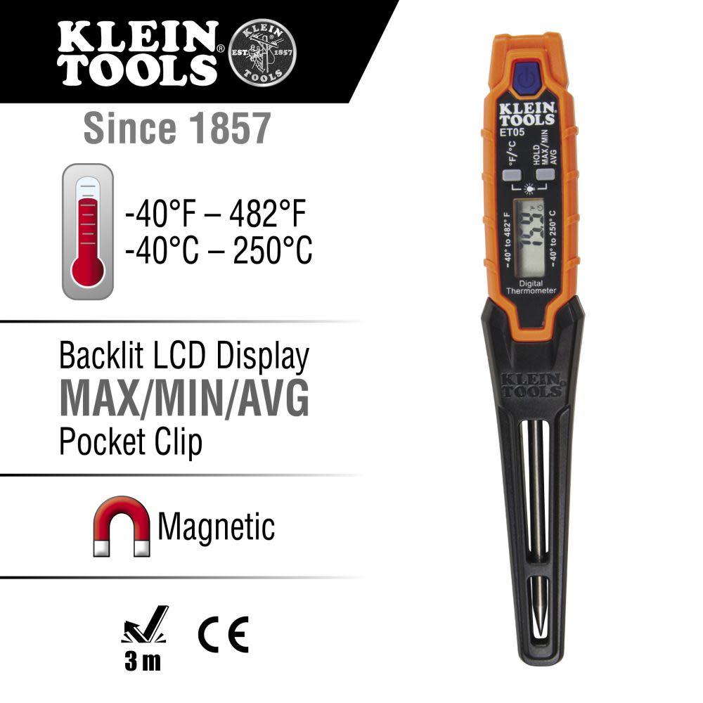 Klein Tools Digital Pocket Thermometer - Flockneti