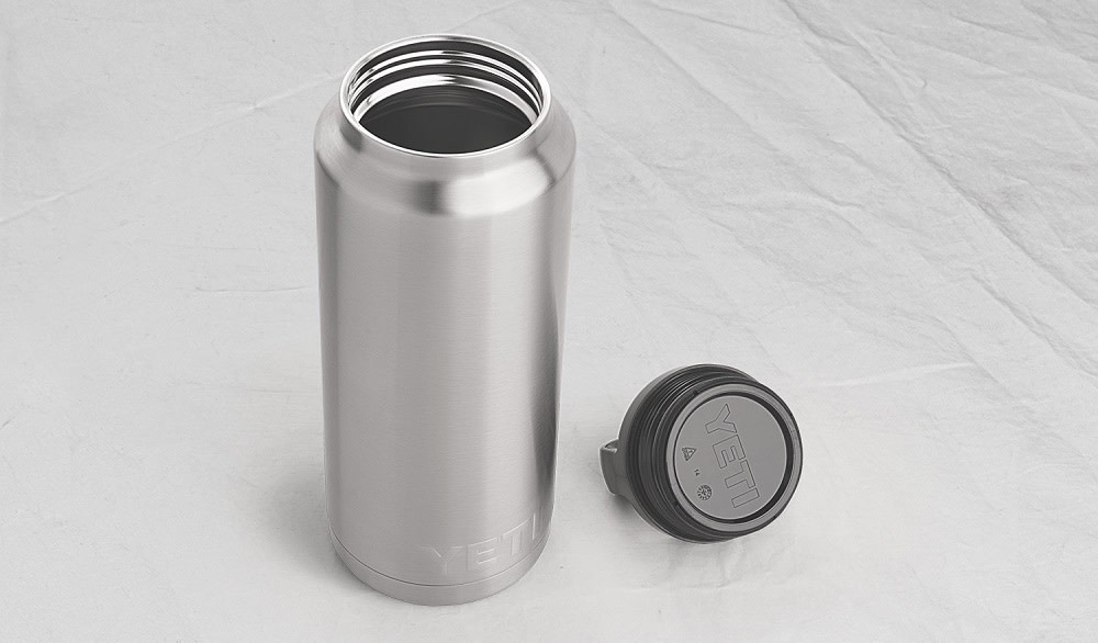 Yeti 36oz Rambler Bottle with Bottle Chug Cap – Stainless Steel - Flockneti