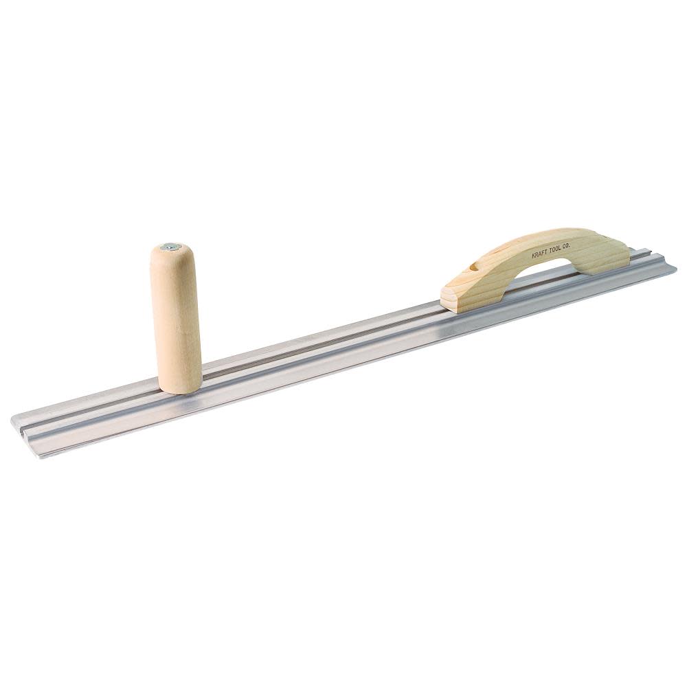 Kraft Tool Co 30 In. x 3-1/4 In. Magnesium Darby with 1 Knob & 1 Float Handle - Flockneti