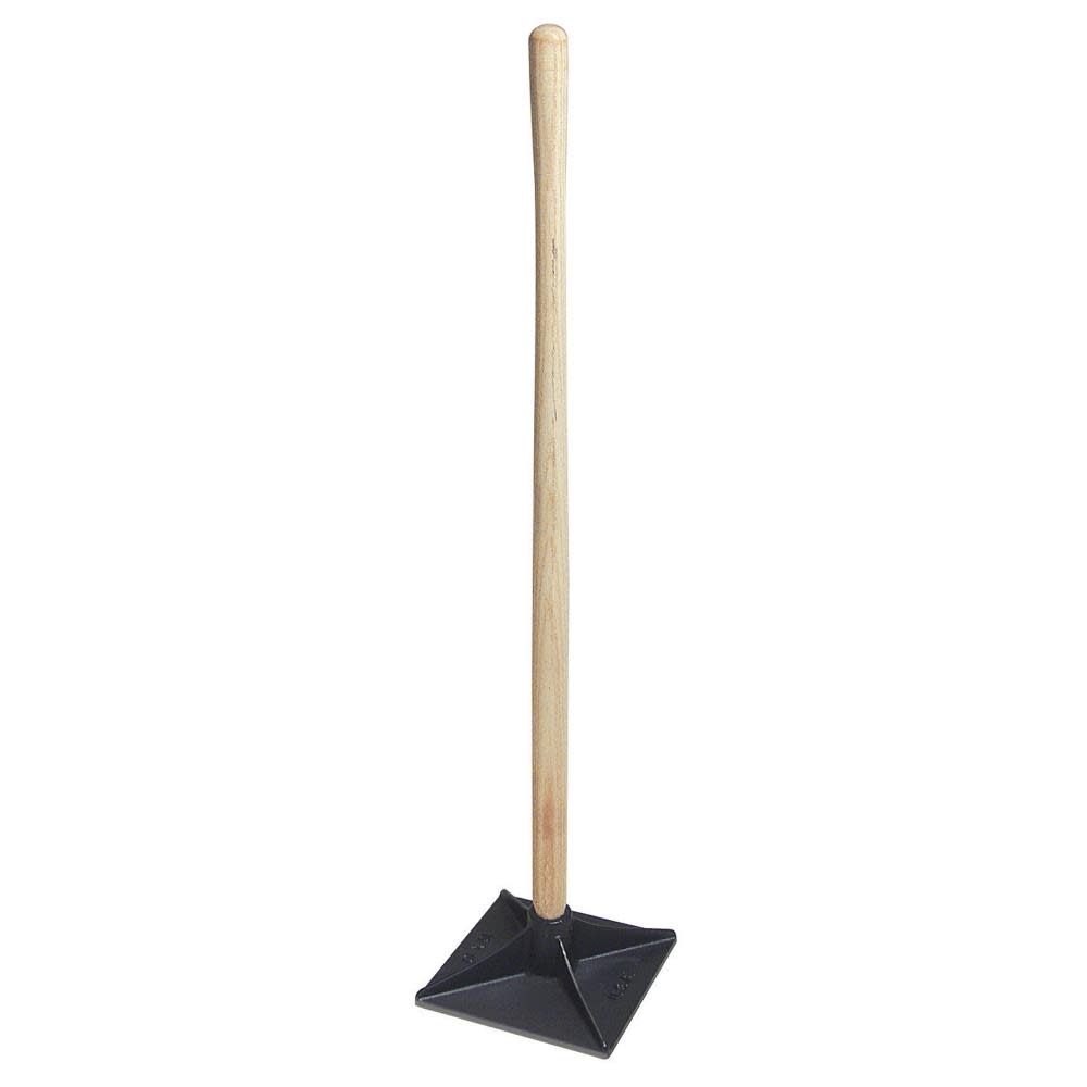 Kraft Tool Co 10″x10″ Dirt Tamper Cast Iron - Flockneti