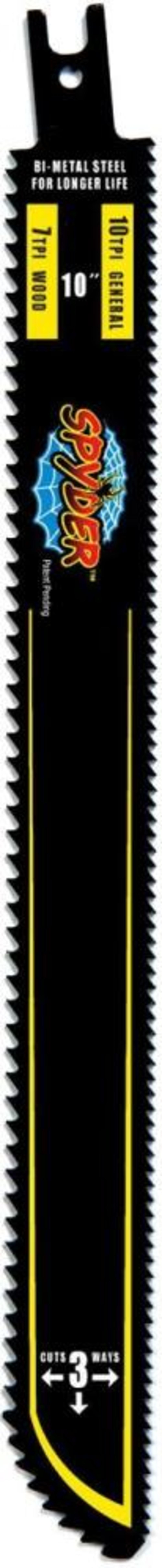 Spyder 10 In. 7 x 10 TPI Bore-Blade - Flockneti